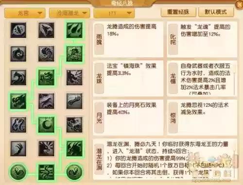 梦幻西游龙宫任务经脉，梦幻龙宫经脉怎么点插图