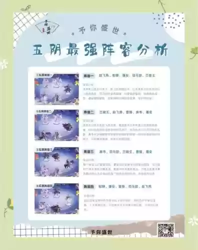 盛世芳华最好阵容搭配，盛世芳华谁值得培养插图